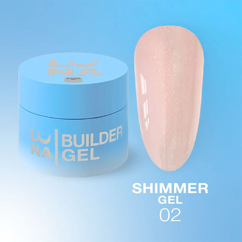 Rakennegeeli Lunamoon Shimmer Gel 2 - 50 ml