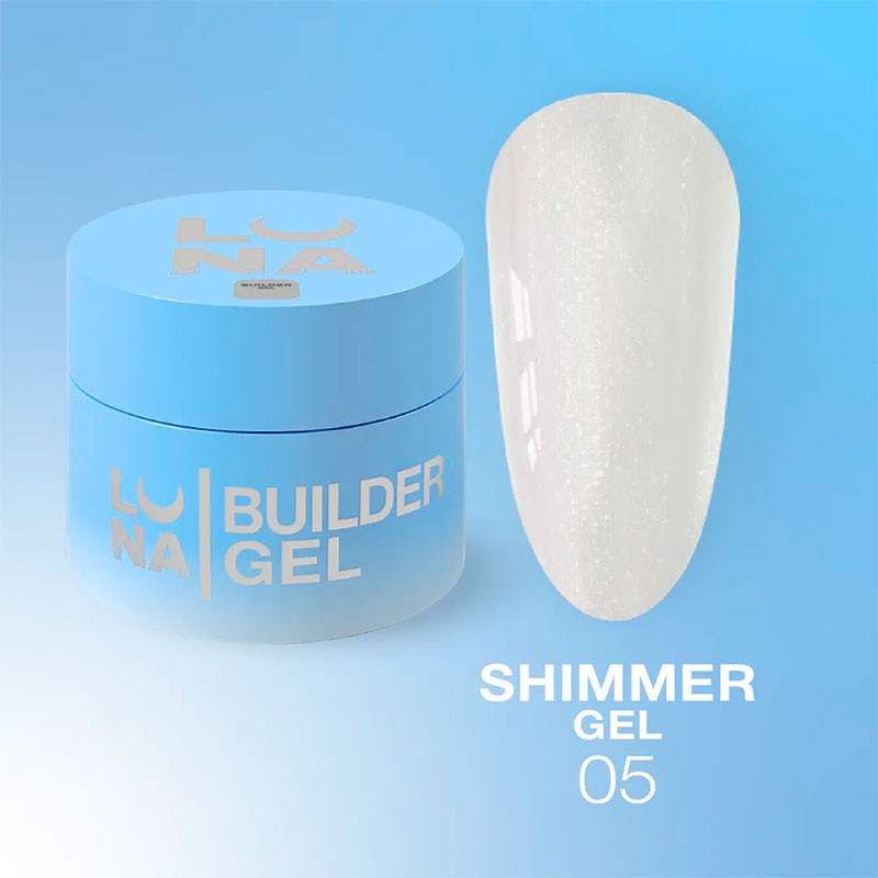 Ehitusgeel Lunamoon Shimmer Gel 5 - 15 ml