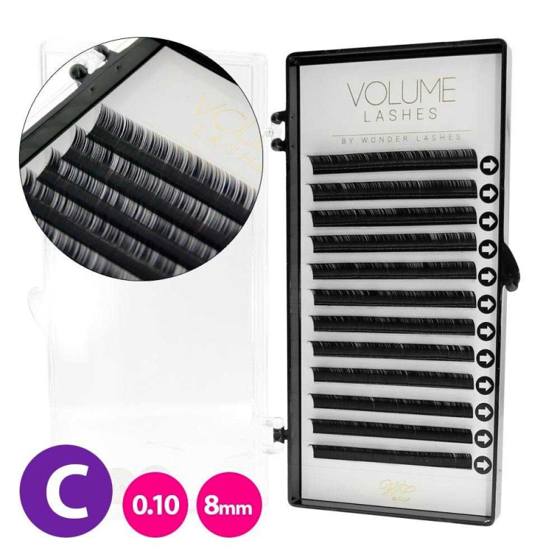 Ripsmed - C-curl - 0,10 - Volume Wonder Lashes - 13 mm