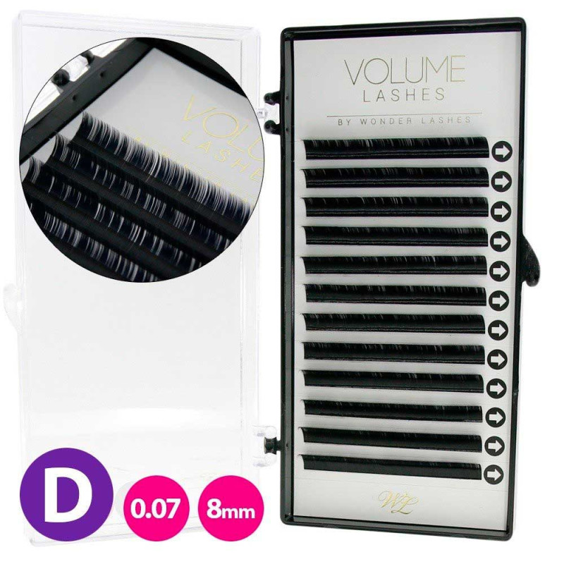 Ripsmed - D-curl - 0,07 - Volume Wonder Lashes - 11 mm