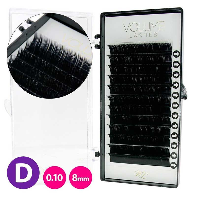 Ресницы - D-curl - 0,10 - Volume Wonder Lashes - 10 mm