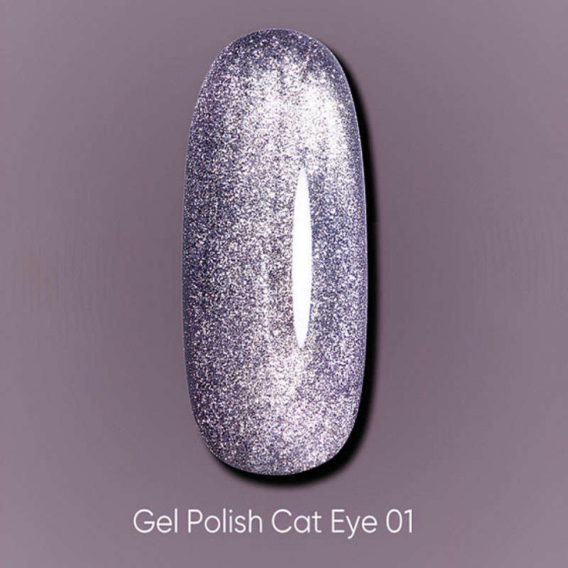 Geelilakka Cat Eye DARK – 01, 10 ml - Violetti