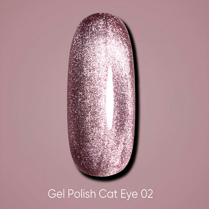 Geelilakka Cat Eye DARK – 02, 10 ml - Vaaleanpunainen