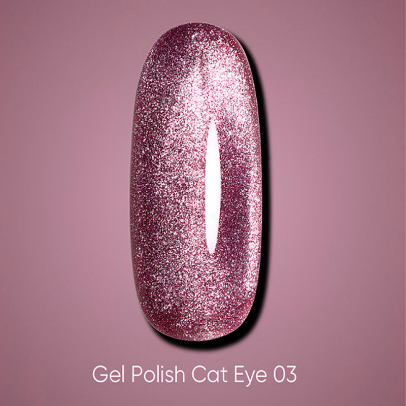 Geellakk Cat Eye DARK – 03, 10 ml - Roosa