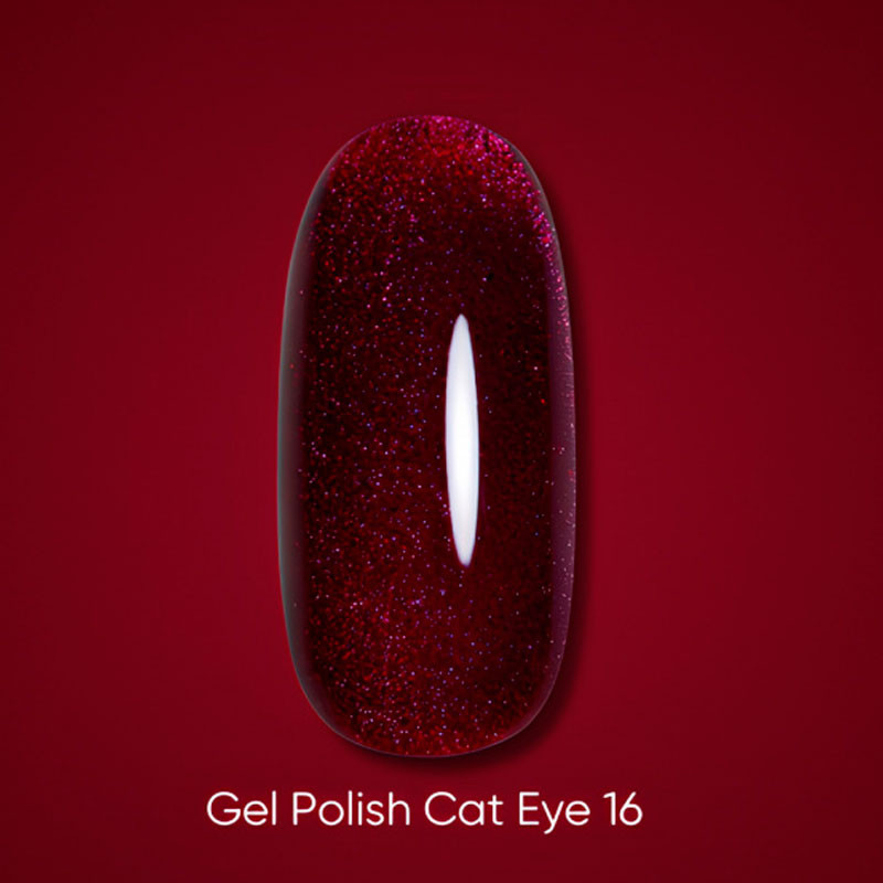 Geellakk Cat Eye DARK – 16, 6 ml - Punane