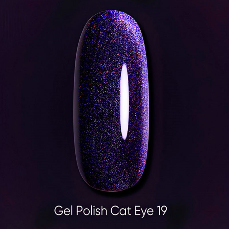 Geelilakka Cat Eye DARK – 19, 6 ml - Violetti
