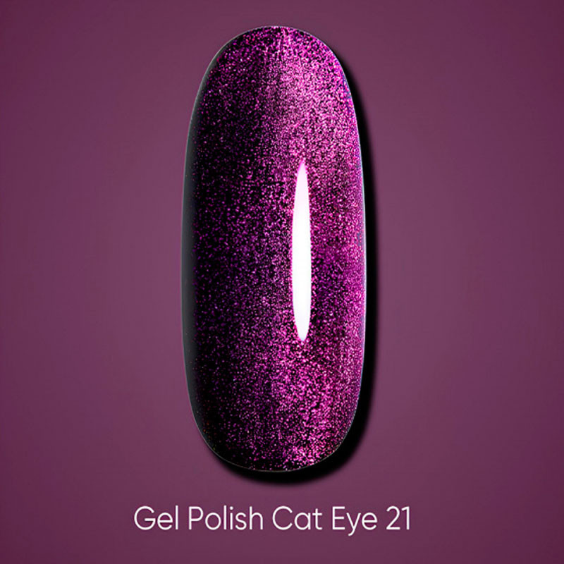 Geellakk Cat Eye DARK – 21, 6 ml - Roosa