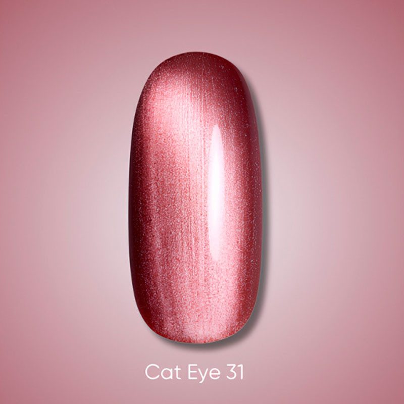 Gel Polish Cat Eye DARK – 31, 10 ml - Red