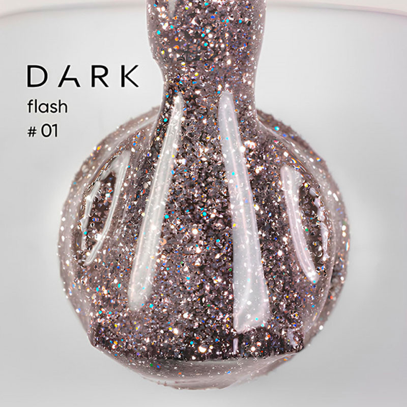 Geellakk Flash – DARK – 01, 10 ml - Hall