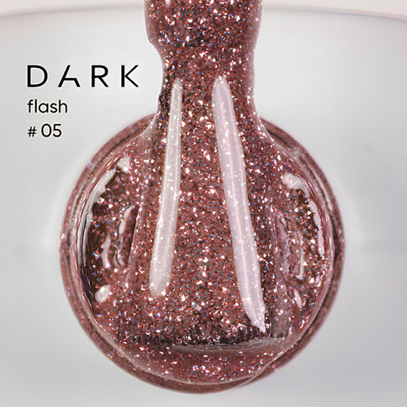 Geellakk Flash – DARK – 05, 10 ml - Nude