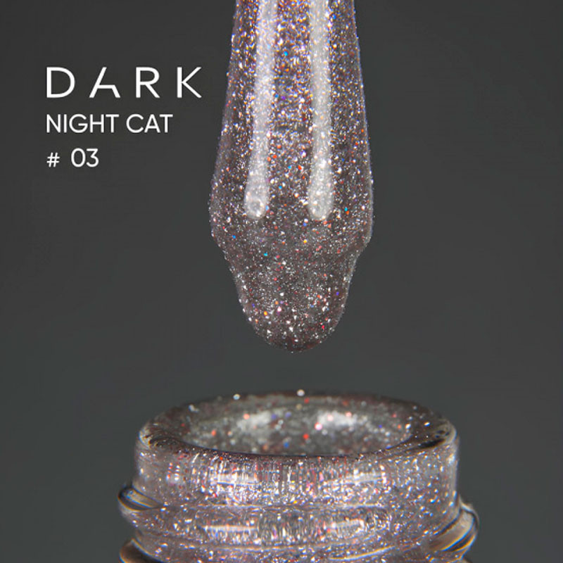Geelilakka Night Cat Eye DARK – 03, 10 ml - Nude