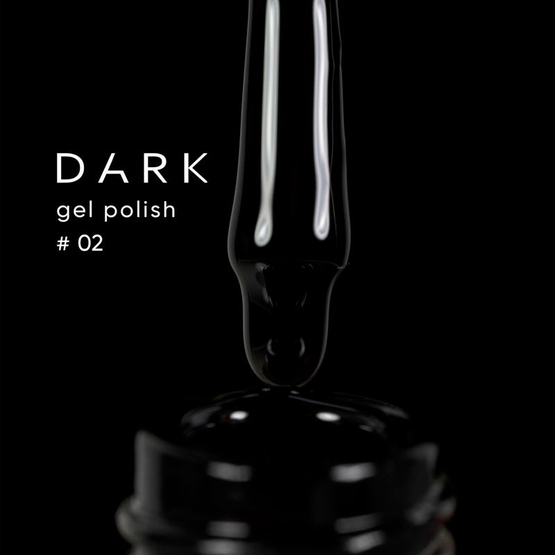 Geellakk – DARK – 002, 6 ml - Must
