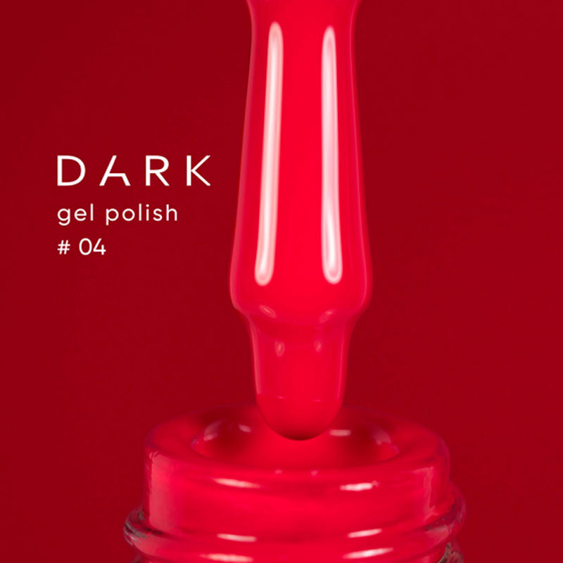 Geelilakka – DARK – 004, 6 ml - Punainen