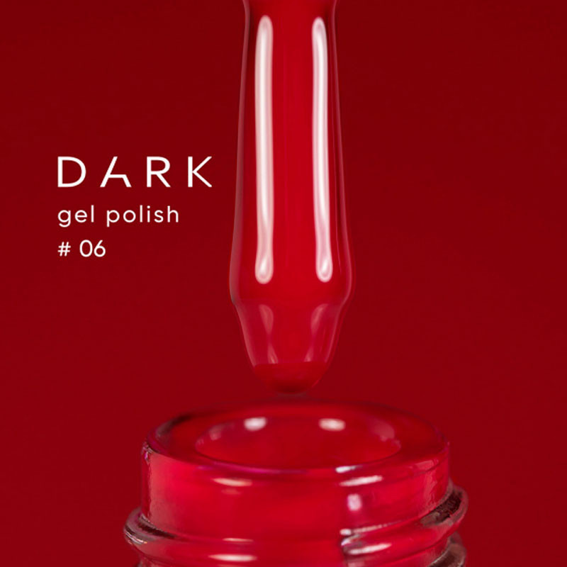 Geellakk – DARK – 006, 6 ml - Punane