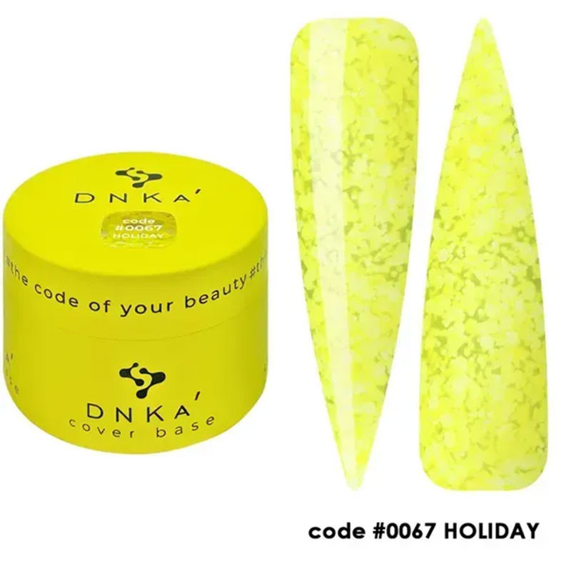 Камуфлирующая база для ногтей No. 0067 Holiday DNKa - 30 мл