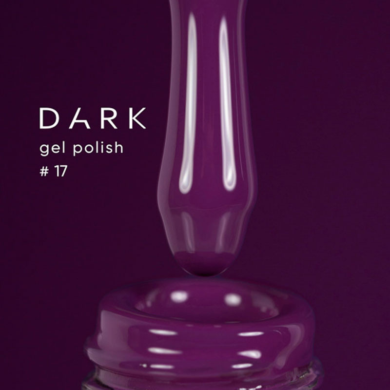 Geelilakka – DARK – 017, 6 ml - Tummanvioletti