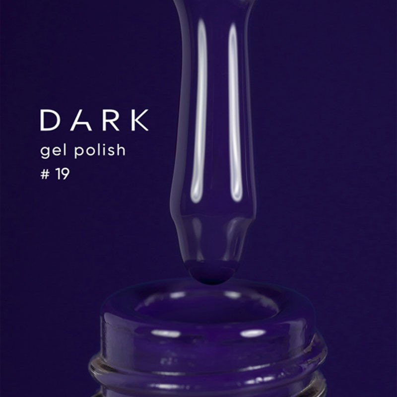 Gel Polish – DARK – 019, 6 ml - Blue
