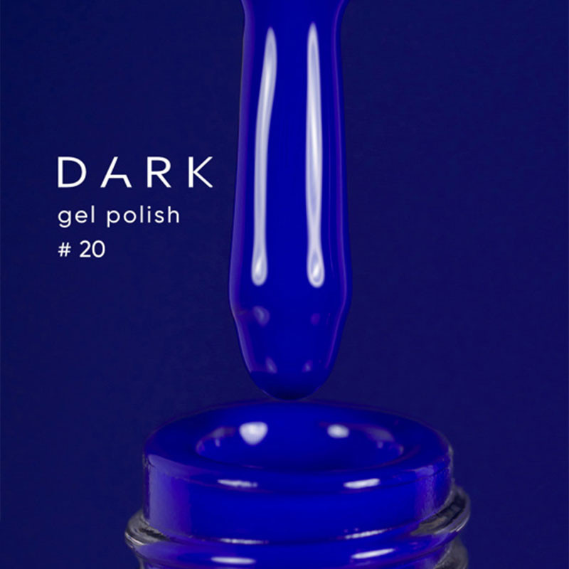 Geellakk – DARK – 020, 6 ml - Sinine