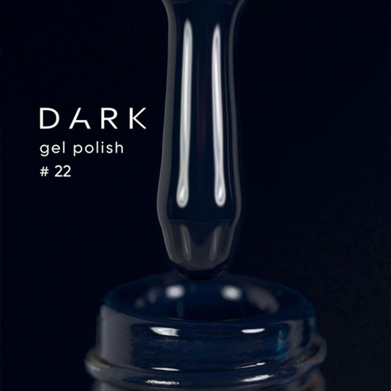 Гель-лак – DARK – 022, 6 мл - Синий