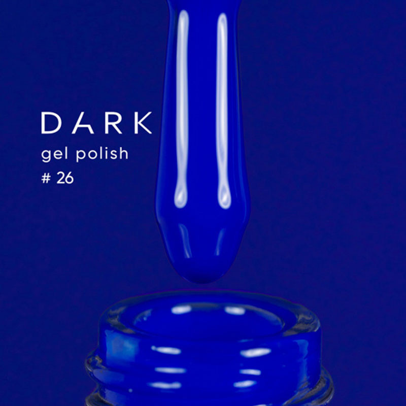 Gel Polish – DARK – 026, 6 ml - Blue