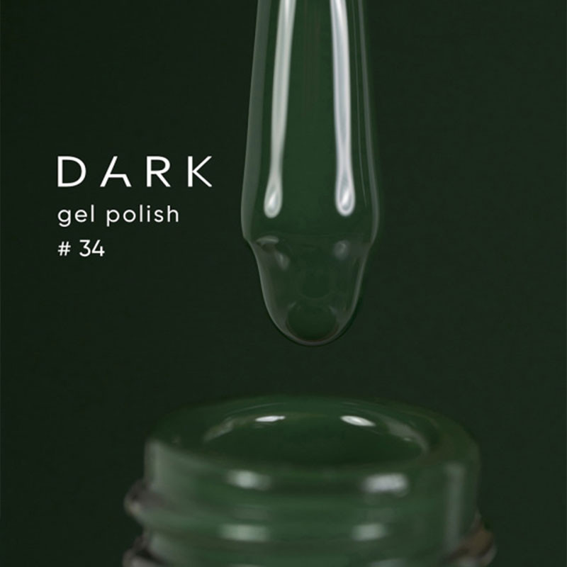 Geelilakka – DARK – 034, 6 ml - Vihreä