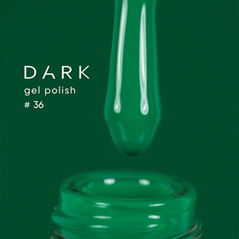 Gel Polish – DARK – 036, 6 ml - Green