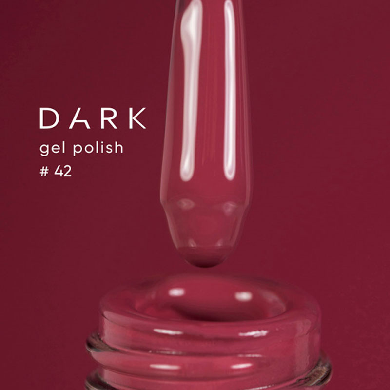 Geelilakka – DARK – 042, 6 ml - Punainen