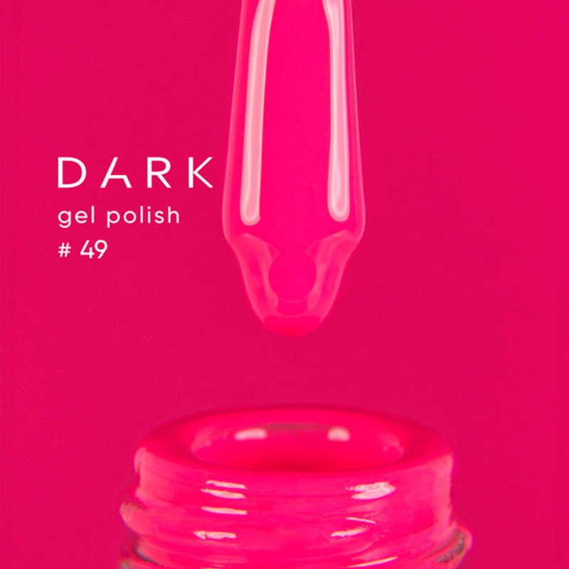 Гель-лак – DARK – 049, 6 мл - Розовый