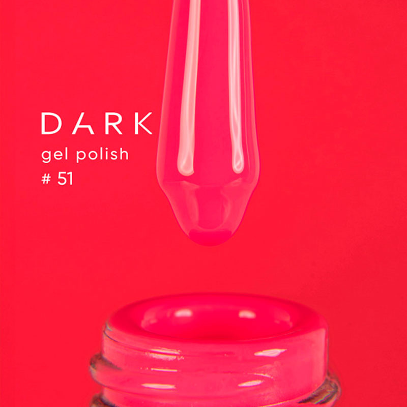 Geelilakka – DARK – 051, 6 ml - Vaaleanpunainen