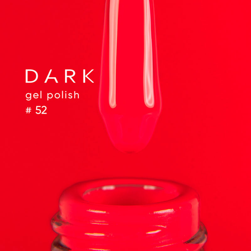 Geellakk – DARK – 052, 6 ml - Punane