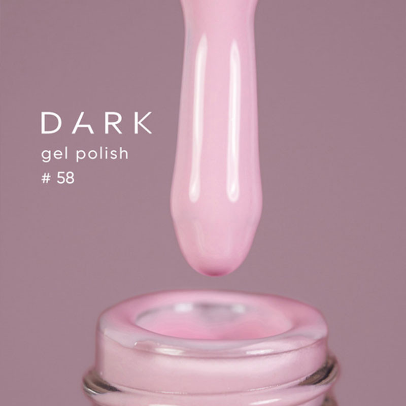 Geelilakka – DARK – 058, 6 ml - Vaaleanpunainen