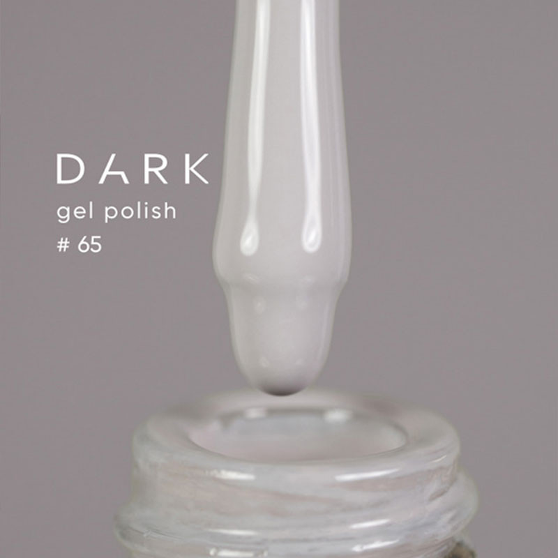 Gel Polish – DARK – 065, 6 ml - Gray
