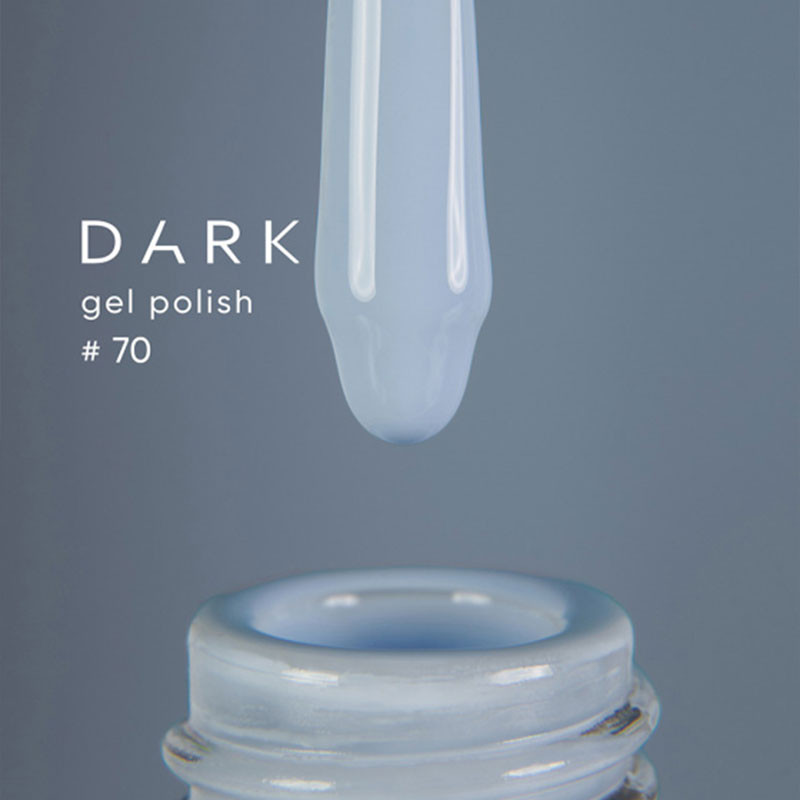 Gel Polish – DARK – 070, 6 ml - Light Blue