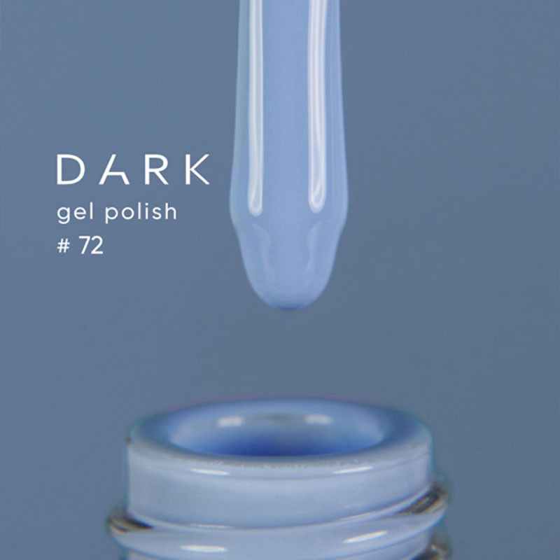 Geellakk – DARK – 072, 6 ml - Helesinine