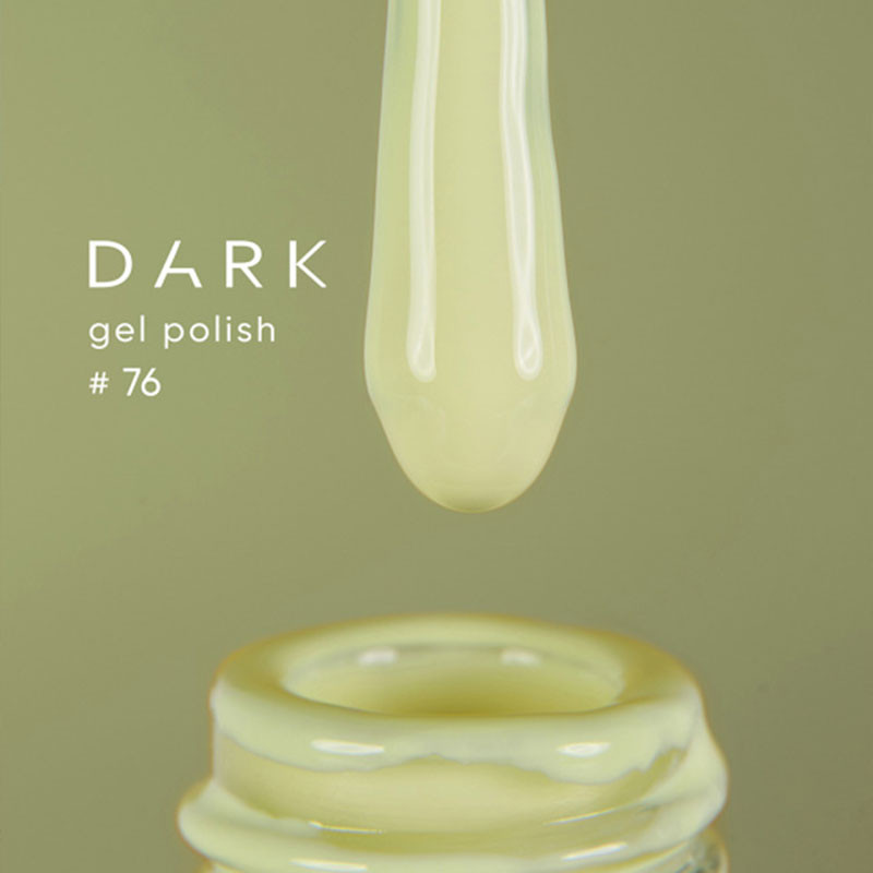 Gel Polish – DARK – 076, 6 ml - Green