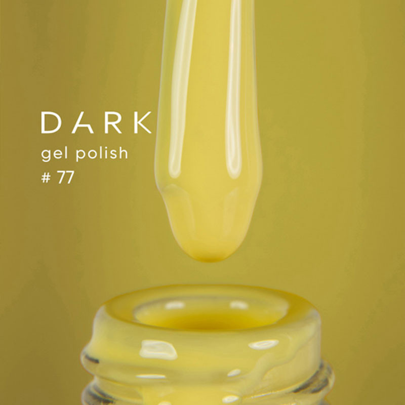 Geelilakka – DARK – 077, 6 ml - Keltainen