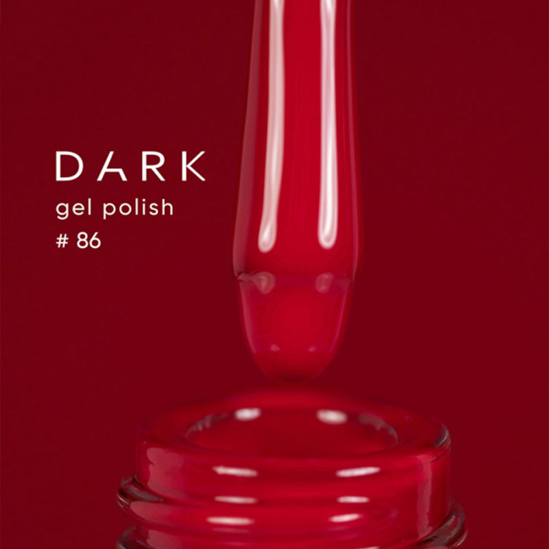 Гель-лак – DARK – 086, 6 мл - Красный