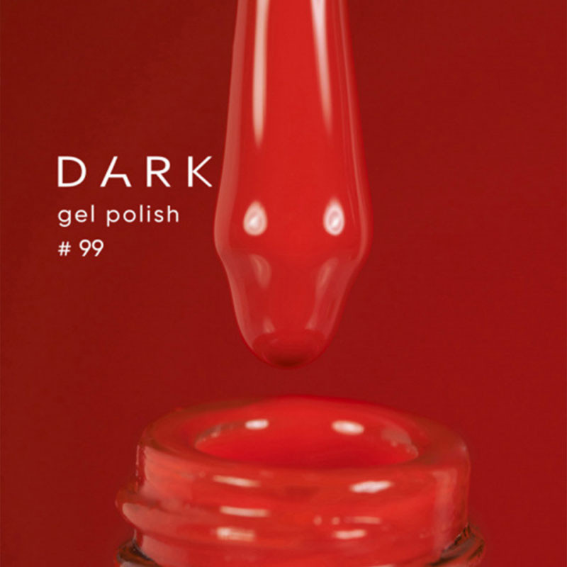 Geellakk – DARK – 099, 6 ml - Punane