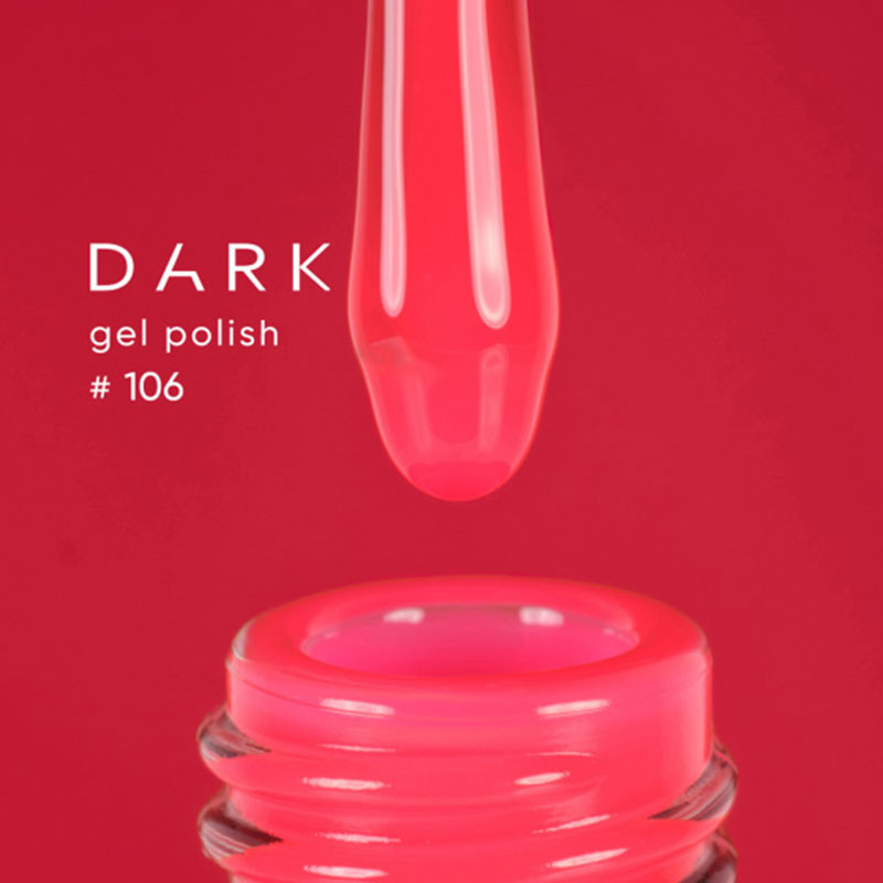 Geelilakka – DARK – 106, 6 ml - Vaaleanpunainen