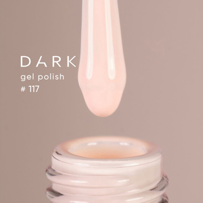 Gel Polish – DARK – 117, 6 ml - Nude