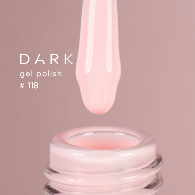 Geelilakka – DARK – 118, 6 ml - Vaaleanpunainen