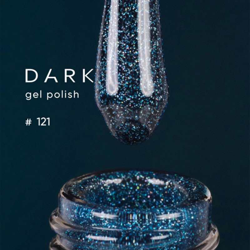 Gel Polish – DARK – 121, 6 ml - Blue