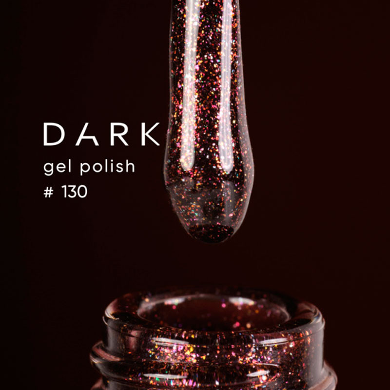 Geellakk – DARK – 130, 6 ml - Tumepunane