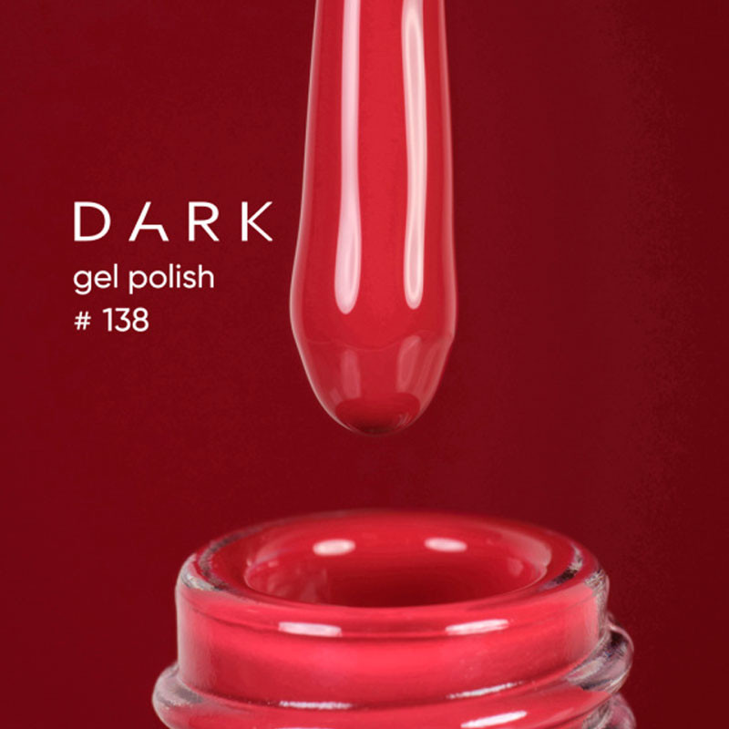 Gel Polish – DARK – 138, 6 ml - Red
