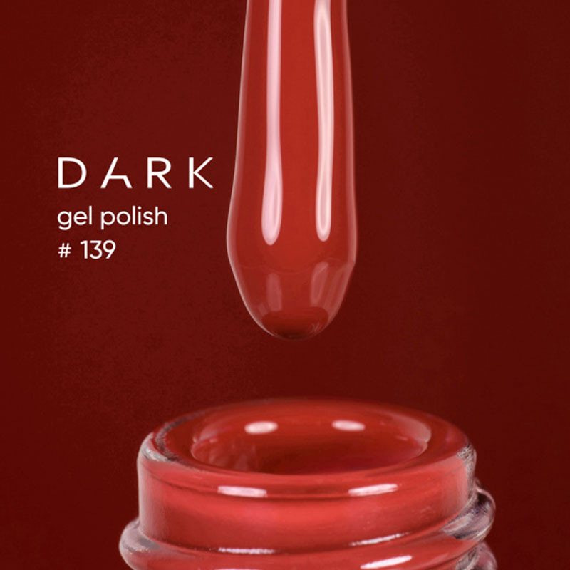 Geelilakka – DARK – 139, 6 ml - Punainen