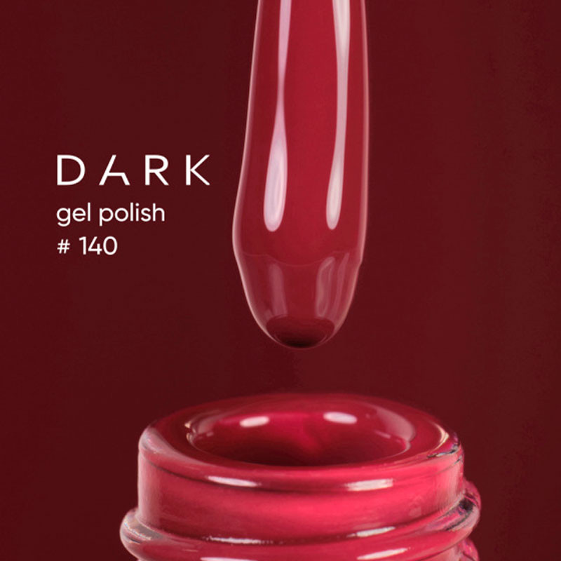 Гель-лак – DARK – 140, 6 мл - Красный