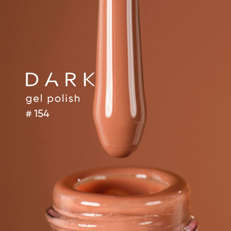 Gel Polish – DARK – 154, 6 ml - Brown