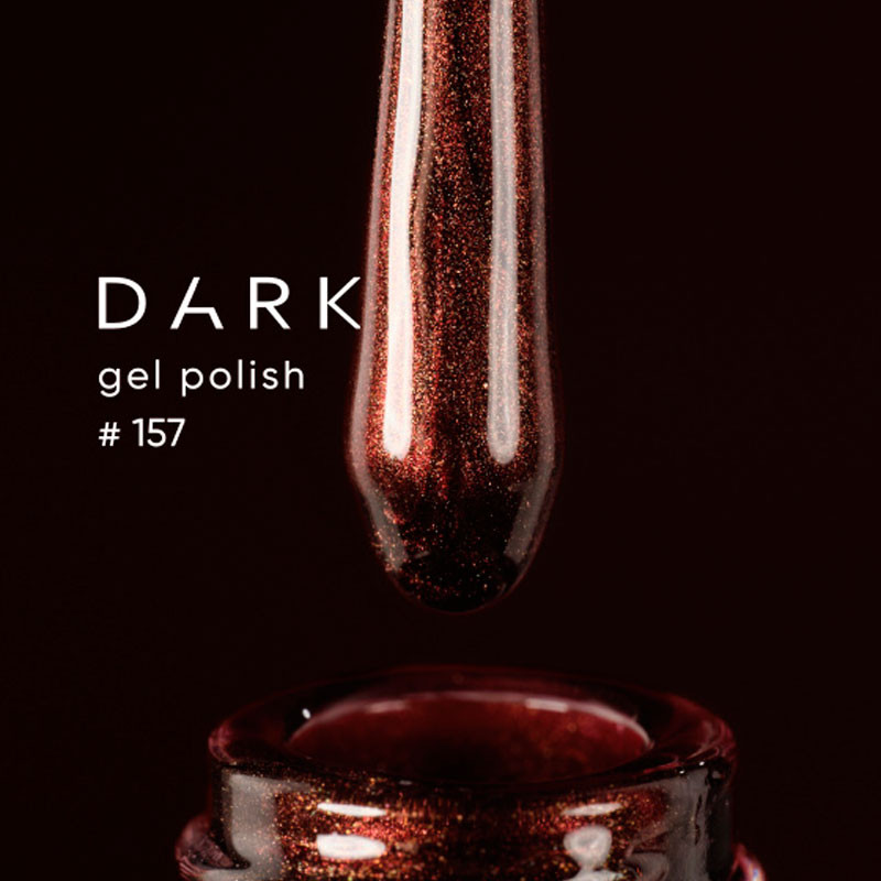 Geellakk – DARK – 157, 6 ml - Pruun