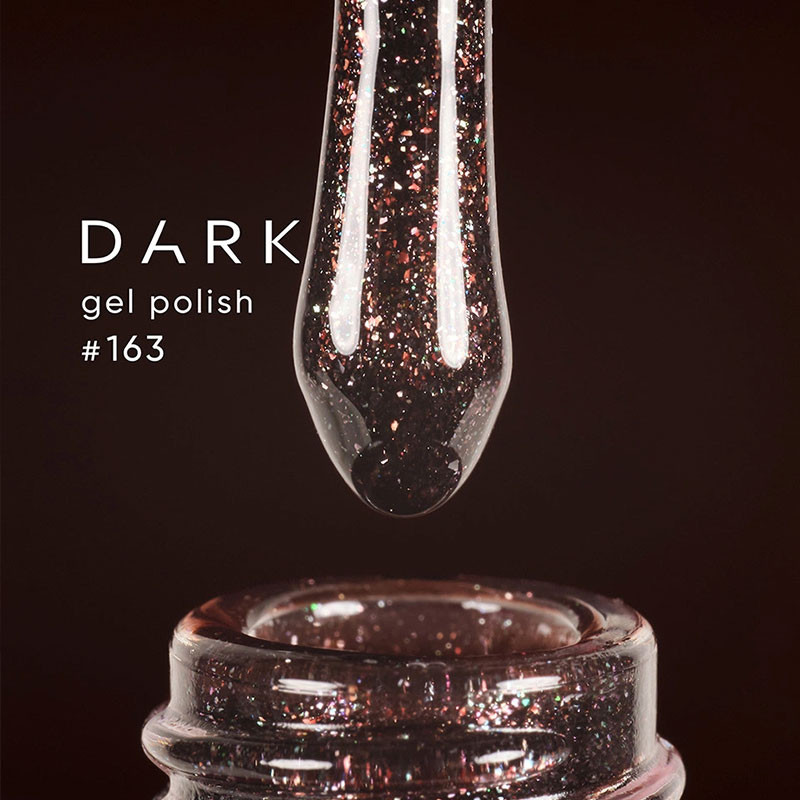 Geelilakka – DARK – 163, 6 ml - Tummanpunainen