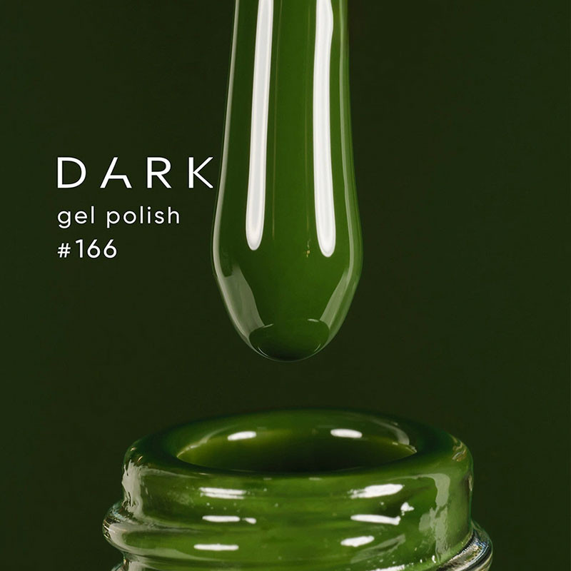 Geelilakka – DARK – 166, 6 ml - Vihreä